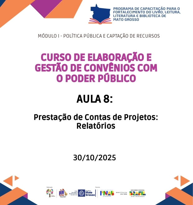 Aula 08 - Prestação de Contas de Projetos: Relatórios