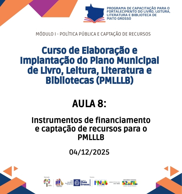 Aula 08 - Instrumentos de financiamento e captação de recursos para o PMLLLB